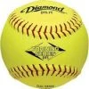 Diamond Sports Diamond 7" Optic Yellow Leather Training Balls