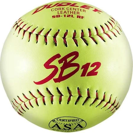 Spalding Dudley SB12L 12" ASA Slowpitch Softballs (dozen)