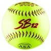 Spalding Dudley SB12T 12" ASA Slowpitch Softballs (dozen)