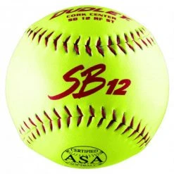 Spalding Dudley SB12T 12" ASA Slowpitch Softballs (dozen)