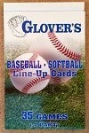 The Softball Group Field Glover's Line-Up Cards