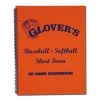 The Softball Group Glover's Short Form Orange Scorebook