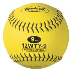 The Softball Group Weighted Optic Yellow 12" Training Softball
