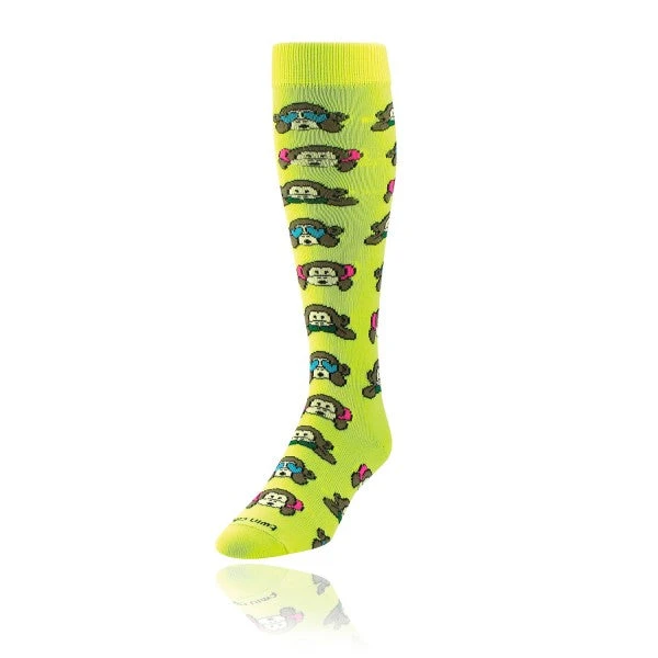 The Softball Group TCK Krazisox Neon Monkeys Socks