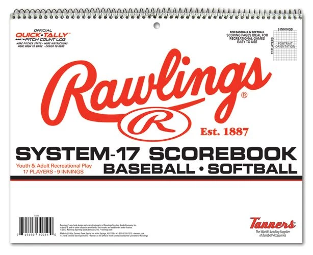 The Softball Group Rawlings System-17 Scorebook Field