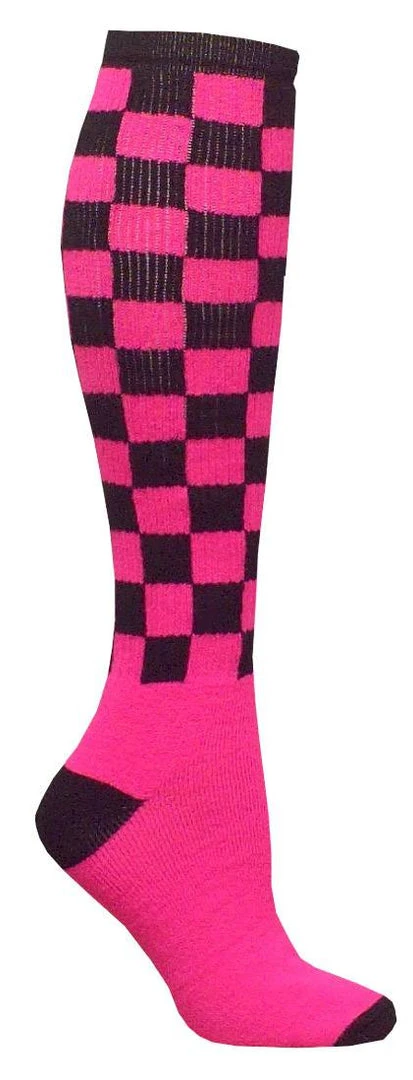 The Softball Group Red Lion Checkerboard Socks