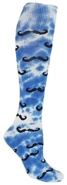 The Softball Group Red Lion Tie Dyed Mustache Socks