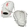 The Softball Group Rawlings 12" Liberty Adv White Grey Fielders Glove