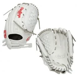 The Softball Group Rawlings 12" Liberty Adv White Grey Fielders Glove