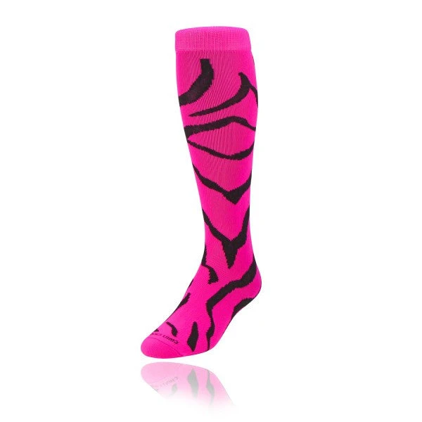 The Softball Group Apparel TCK Krazisox Zebra Socks
