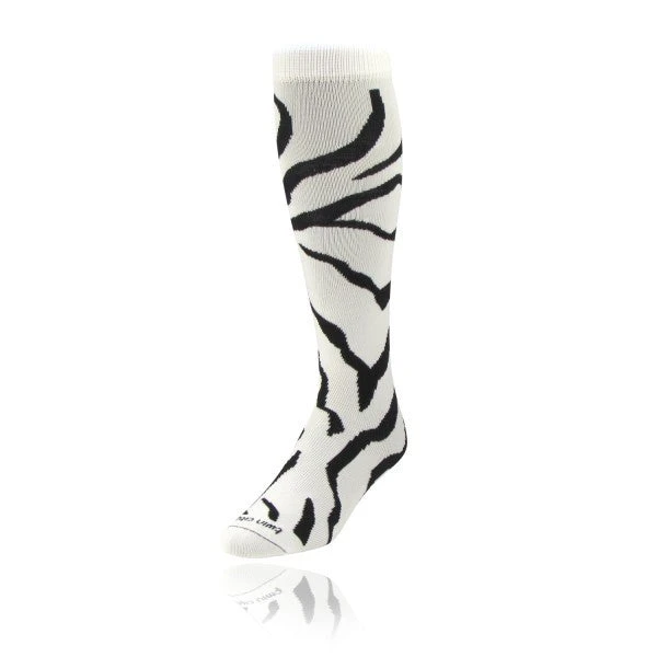 The Softball Group Apparel TCK Krazisox Zebra Socks